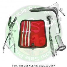  Hegar uterine dilator 3 pieces set, 7-8, 9-10, 11-12,  pinwheel,mathieu, grave large, collin small